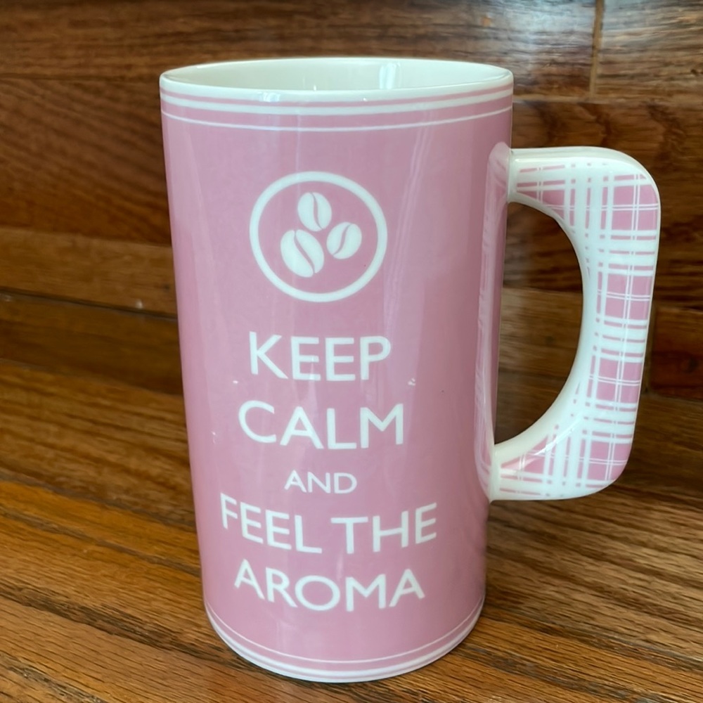 Porcelain XXL Mug - KEEP CALM and FEEL THE AROMA